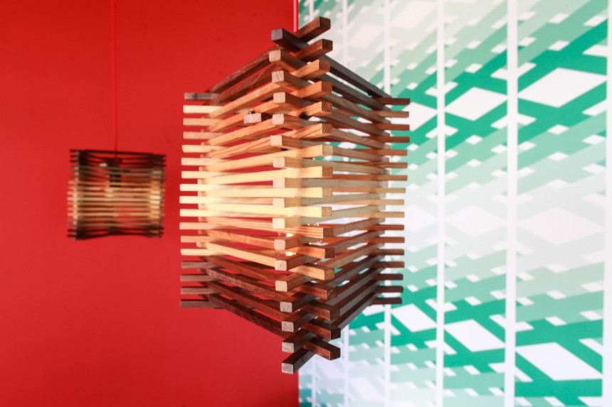 brothers dressler mesh lamp and rollout wallpaper