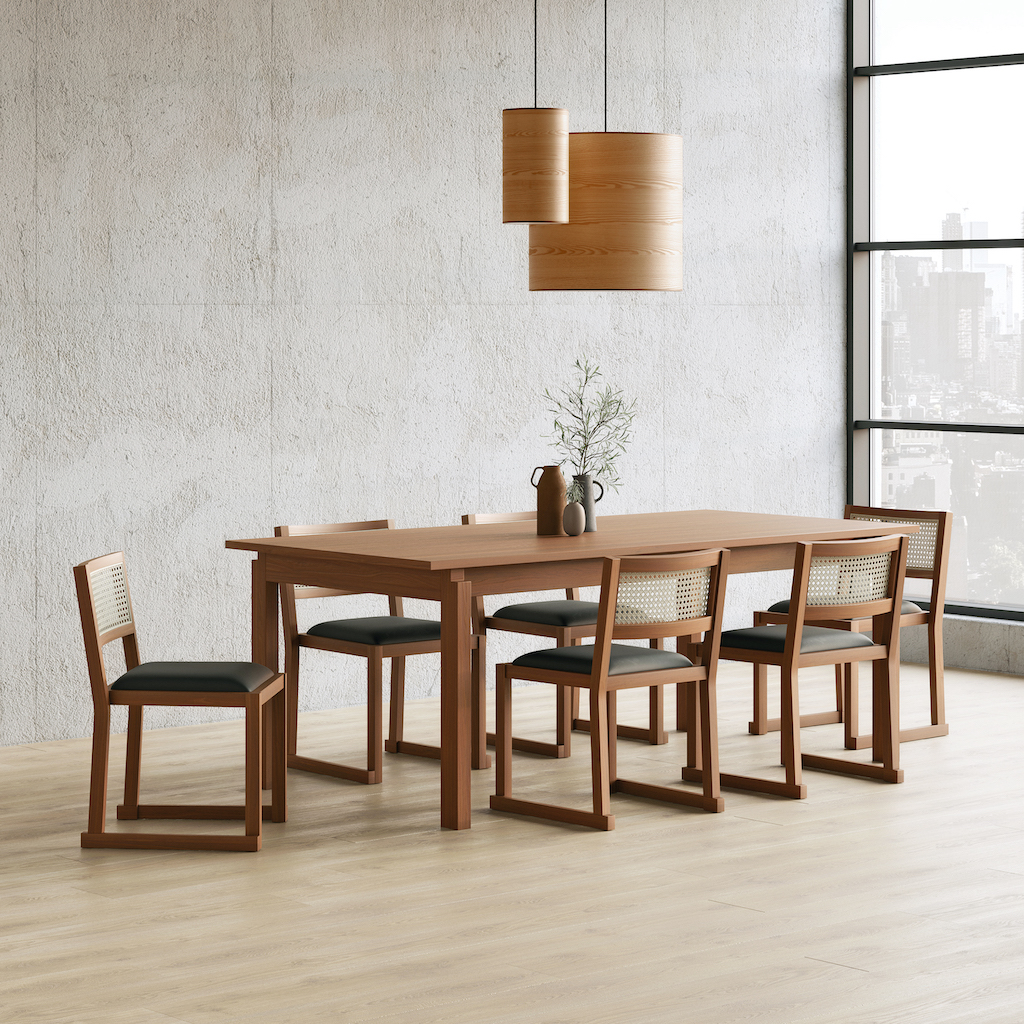 Annex Extendable Dining Table - Closed - Walnut - L01