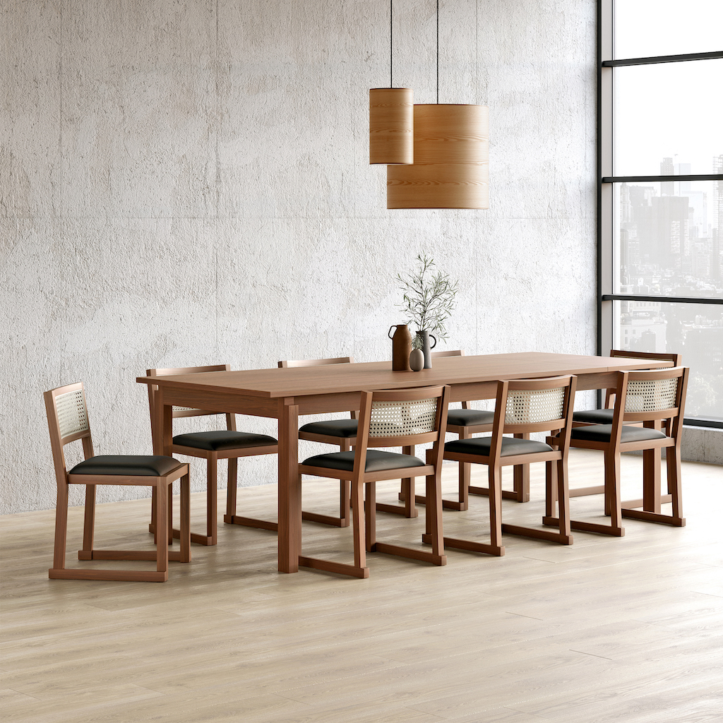 Annex Extendable Dining Table - Open - Walnut - L02