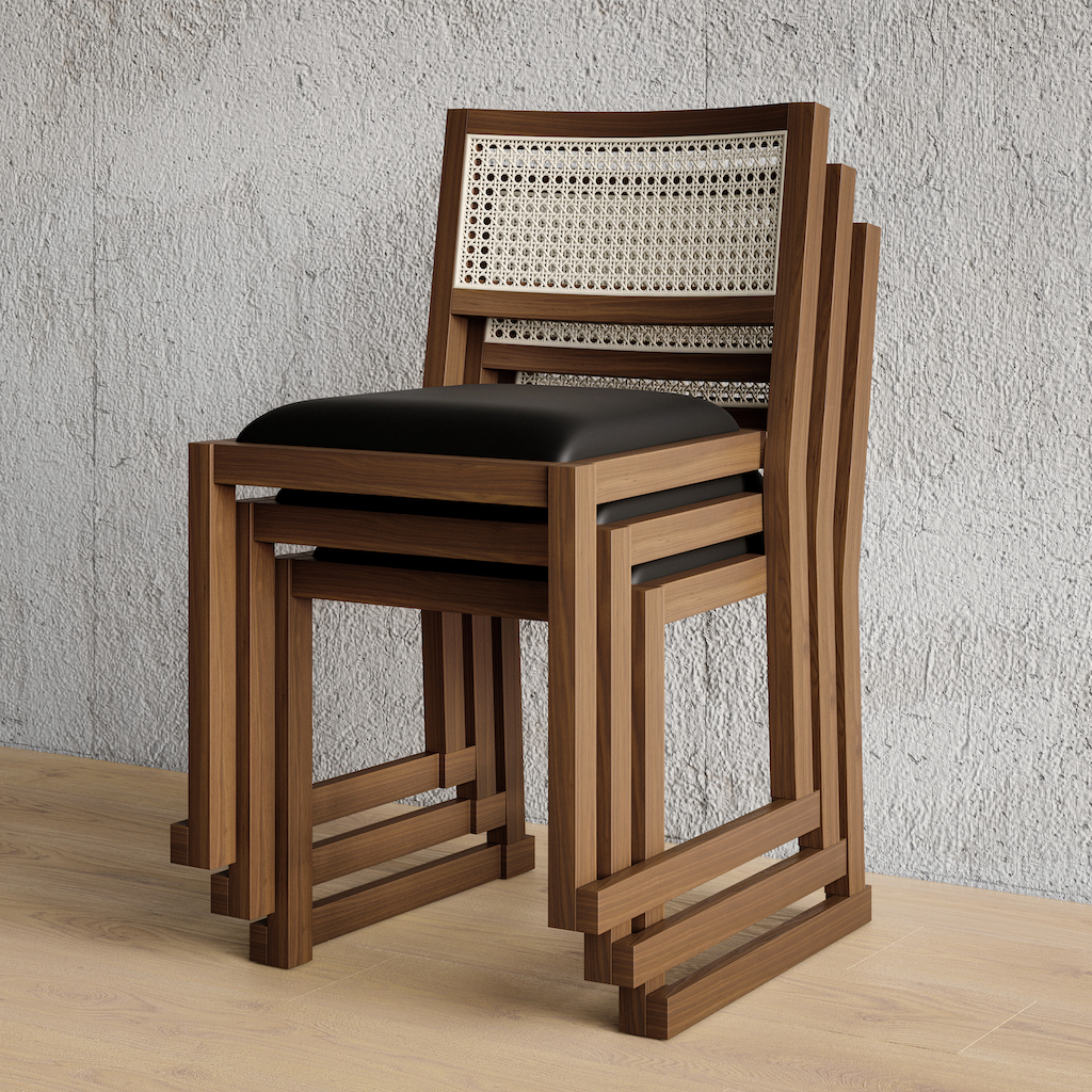Eglinton Dining Chair - Walnut - L03